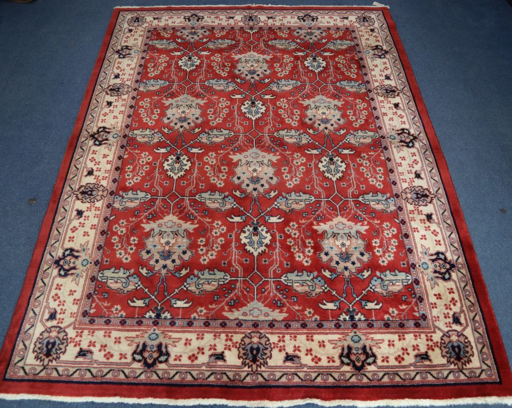 A Samarkand carpet, 230 x 175cm